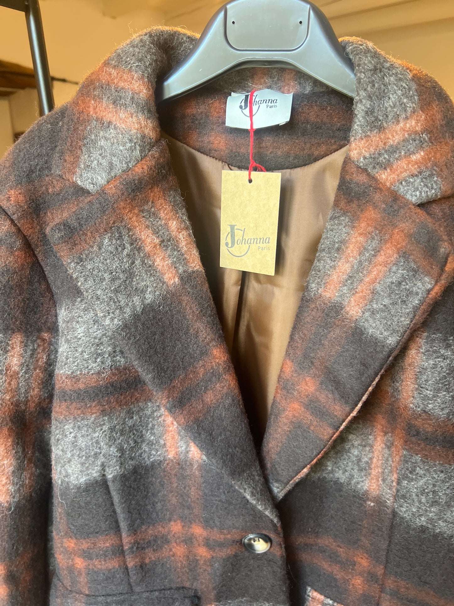 Blazer Jack noir/rouille Johanna Paris