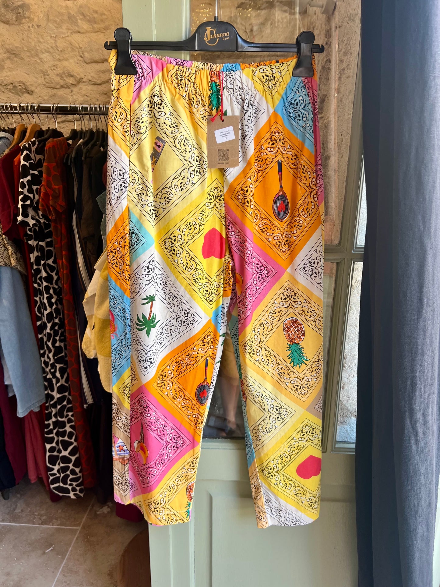 Promo -Pantalon Magique Patchwork Johanna Paris