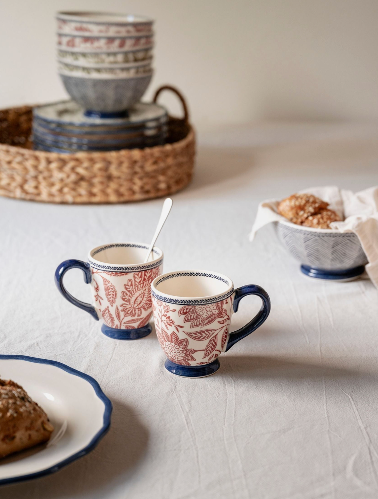 Set 2 tasses Hedingham Terracotta-Laura Ashley