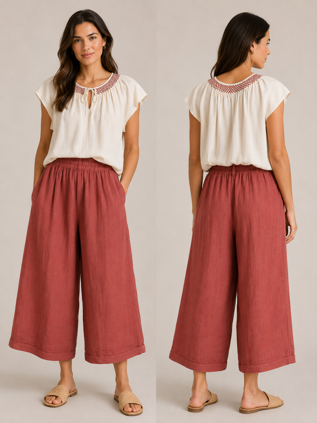 Blouse Lilou-100% coton écru
