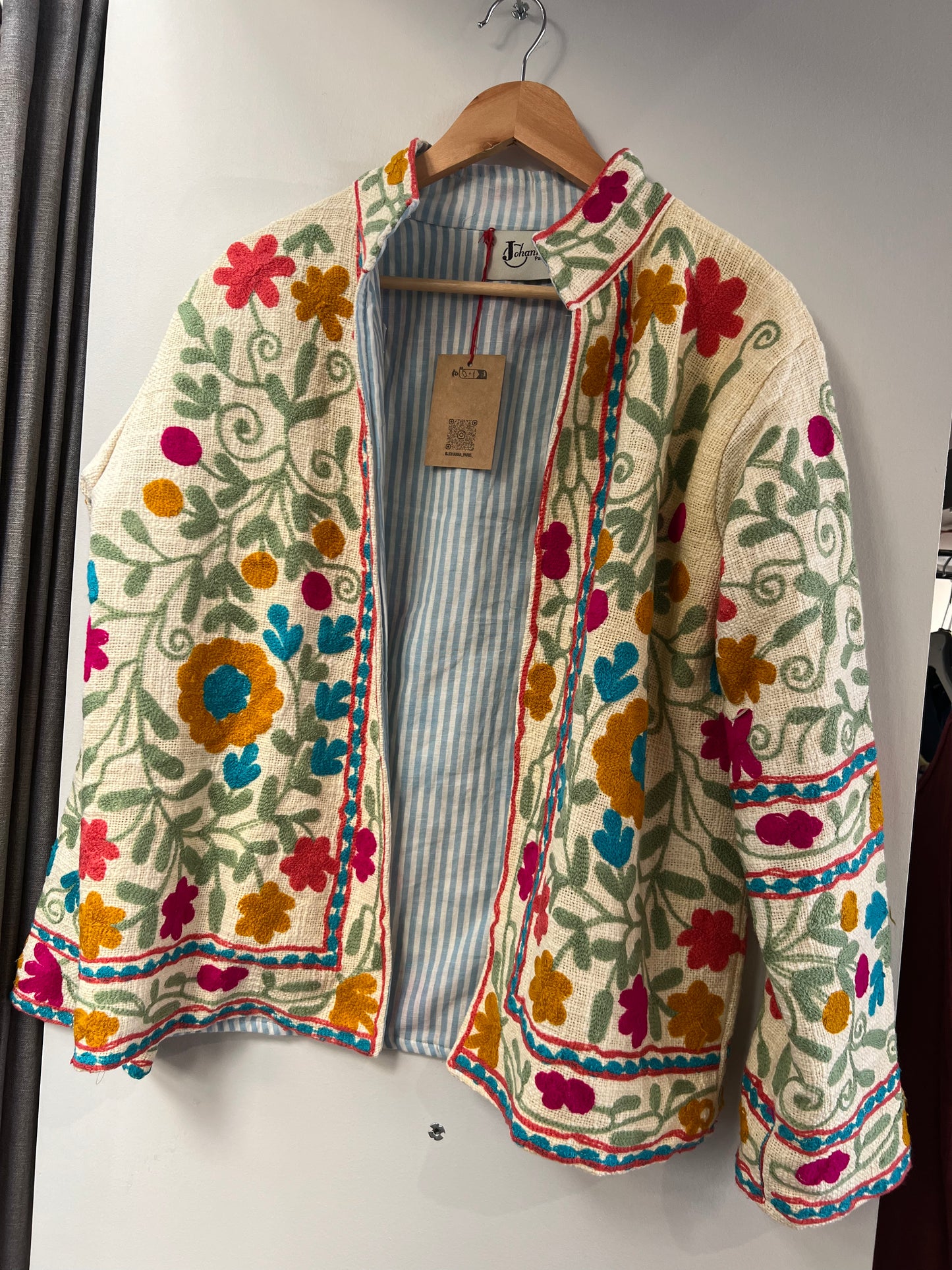 Nouvelle veste India ecru-Johanna Paris