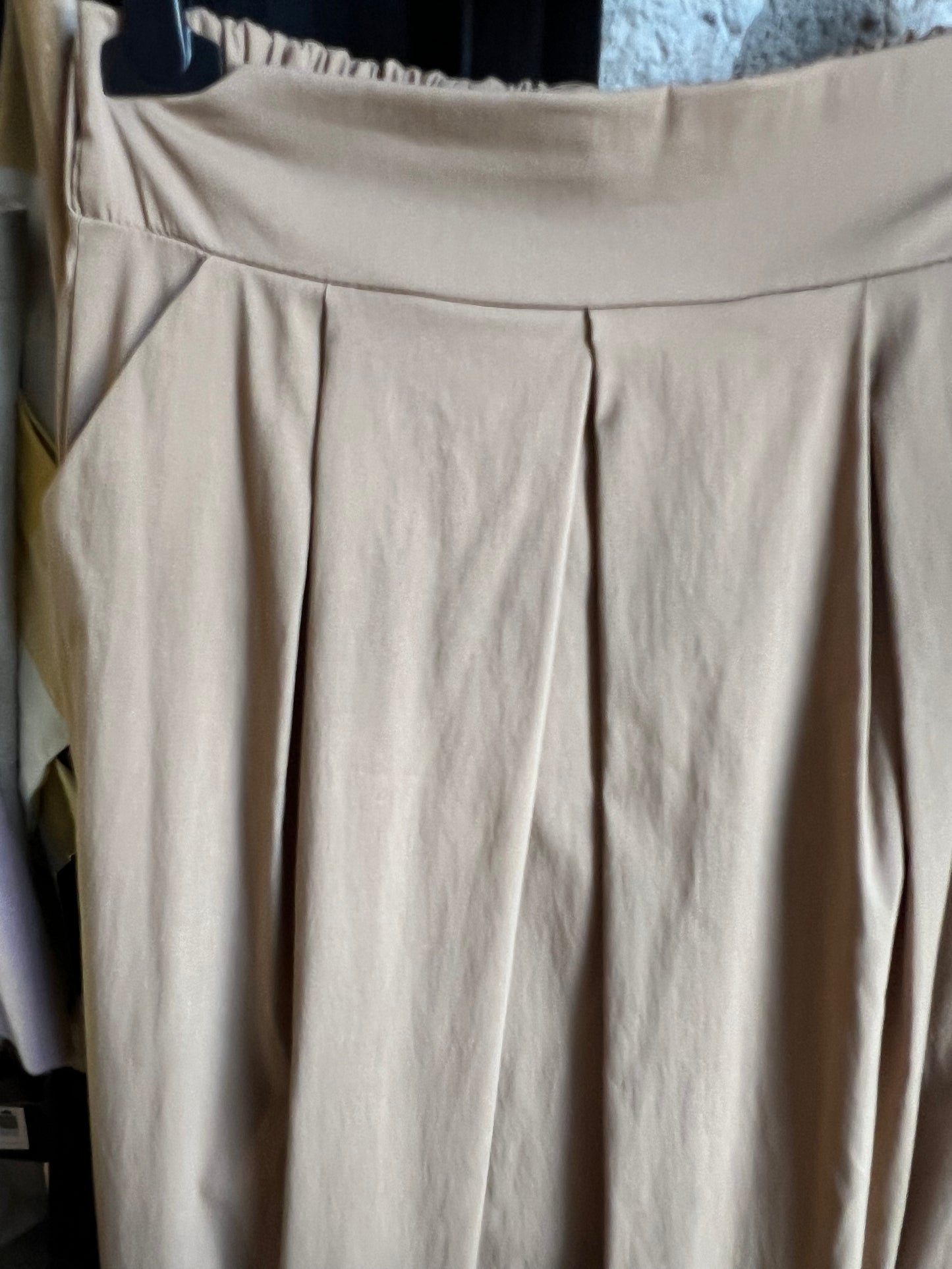 Promo-Jupe longue Diane taupe Johanna Paris