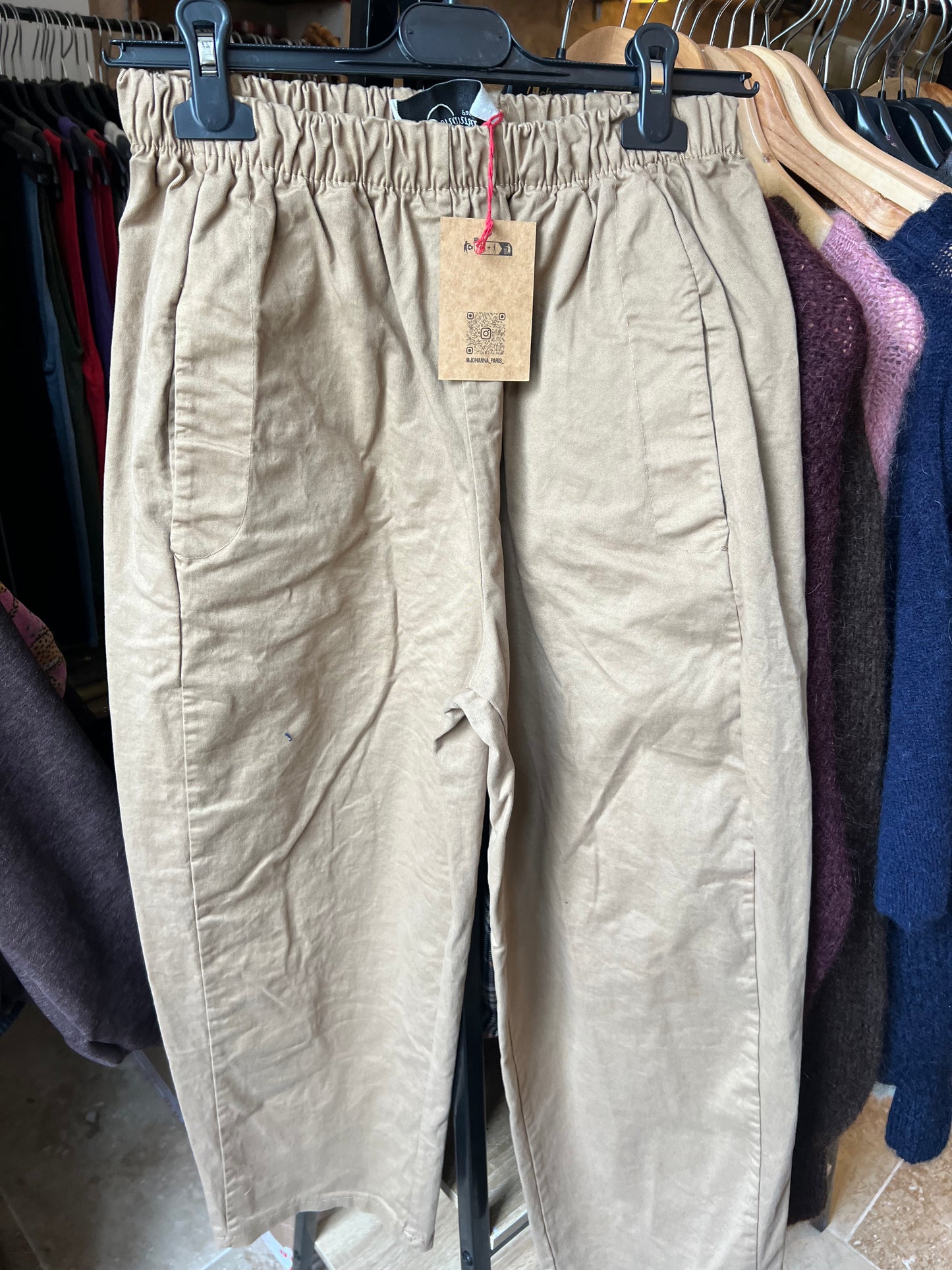 Pantalon Magique toile hiver-Johanna Paris- Petit prix