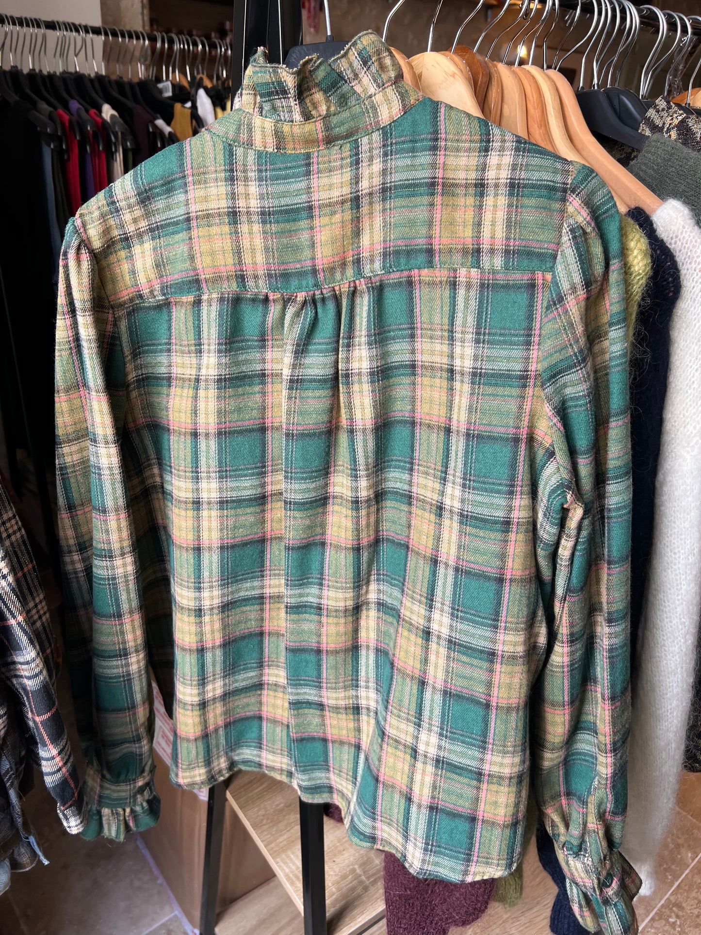 Chemise Scotland carreaux-Johanna Paris