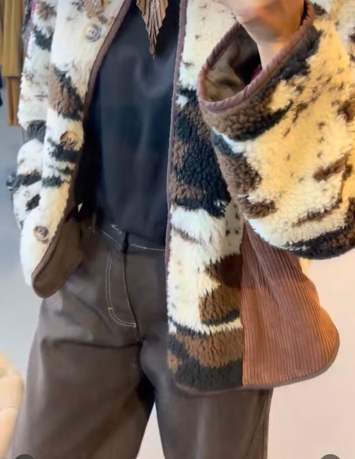 Veste Cow-Johanna Paris