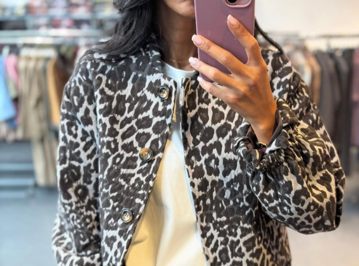 Blouson Leo noir Johanna Paris