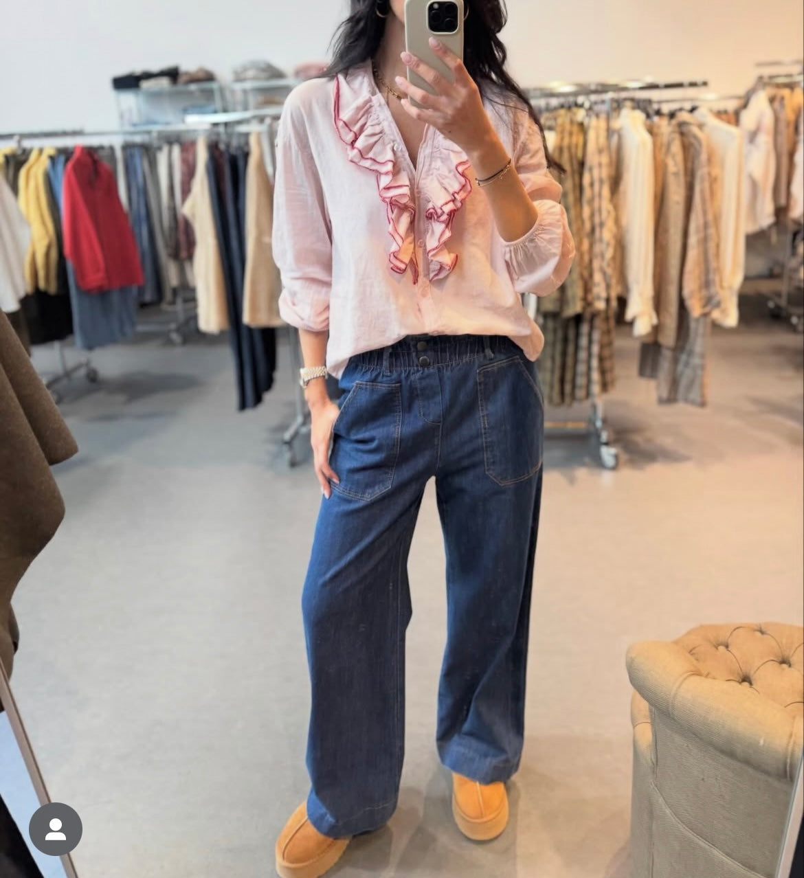 Chemise à jabot Emma-Johanna Paris