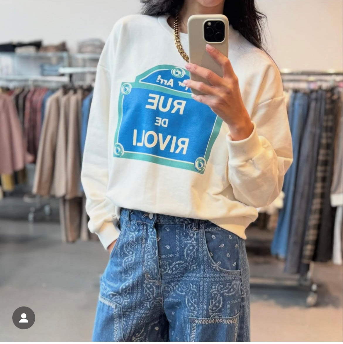 Sweat Rue de Rivoli-Johanna Paris