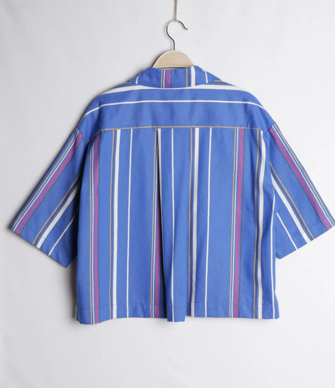 Chemise à rayures-Capri bleu