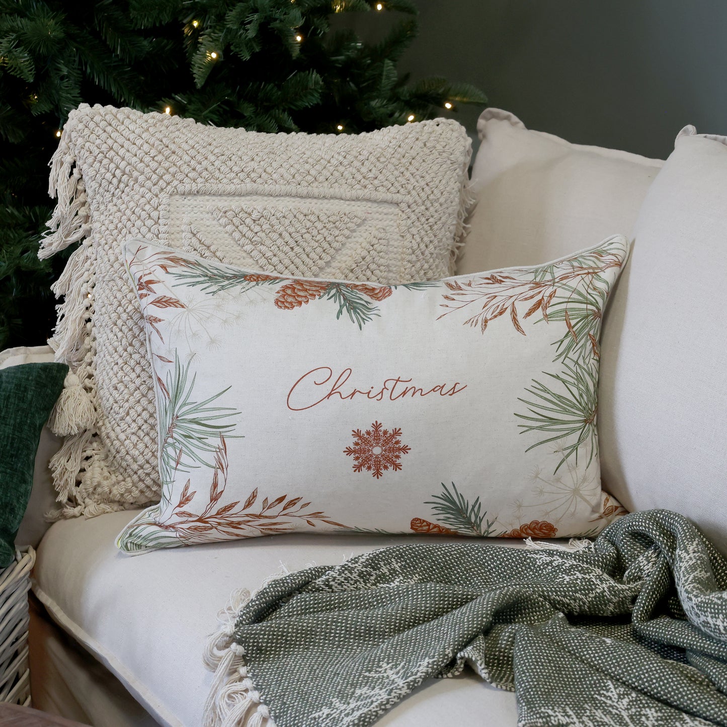 Coussin Sapin Christmas-Chic Antique
