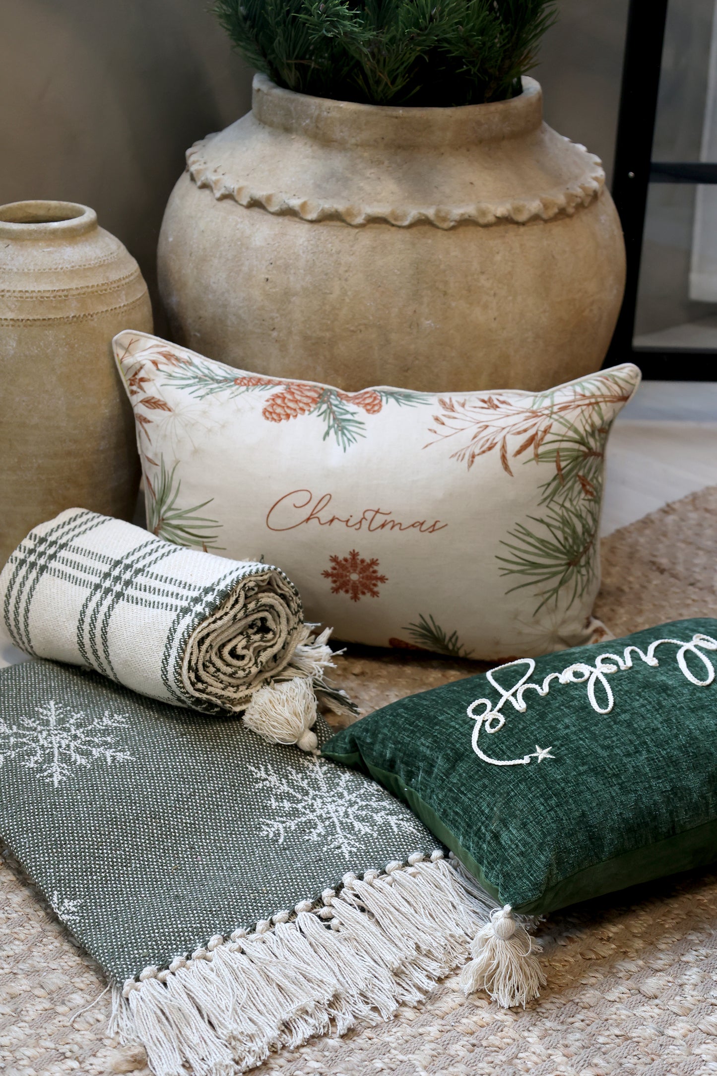 Coussin Sapin Christmas-Chic Antique