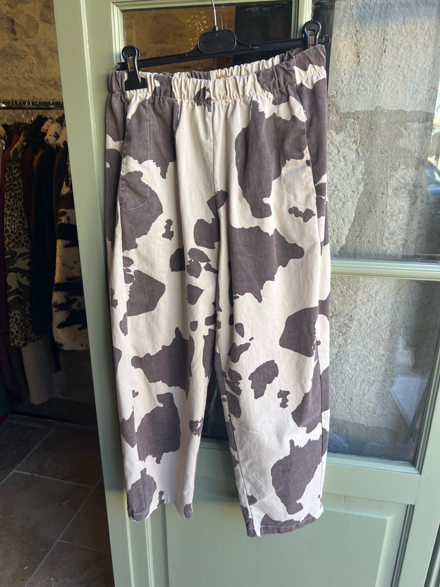 Pantalon Magique toile Cow-Johanna Paris