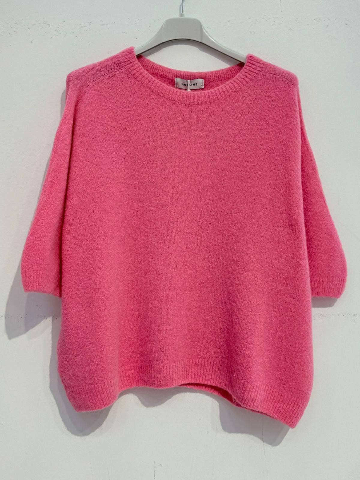 Pull en alpaga superfine 8010: Rose bonbon