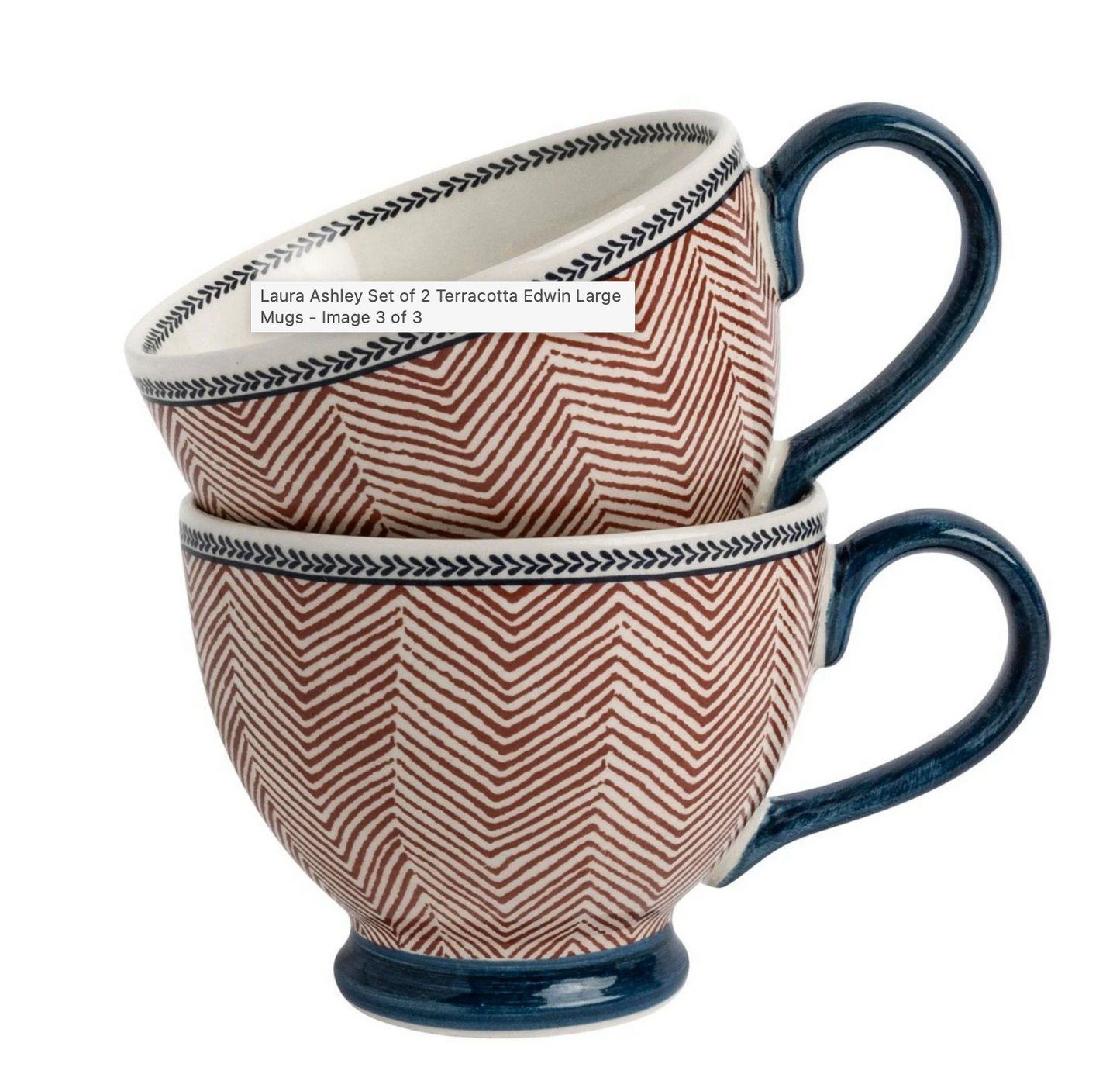 Set 2 mugs Hedingham Edwin Terracotta-Laura Ashley