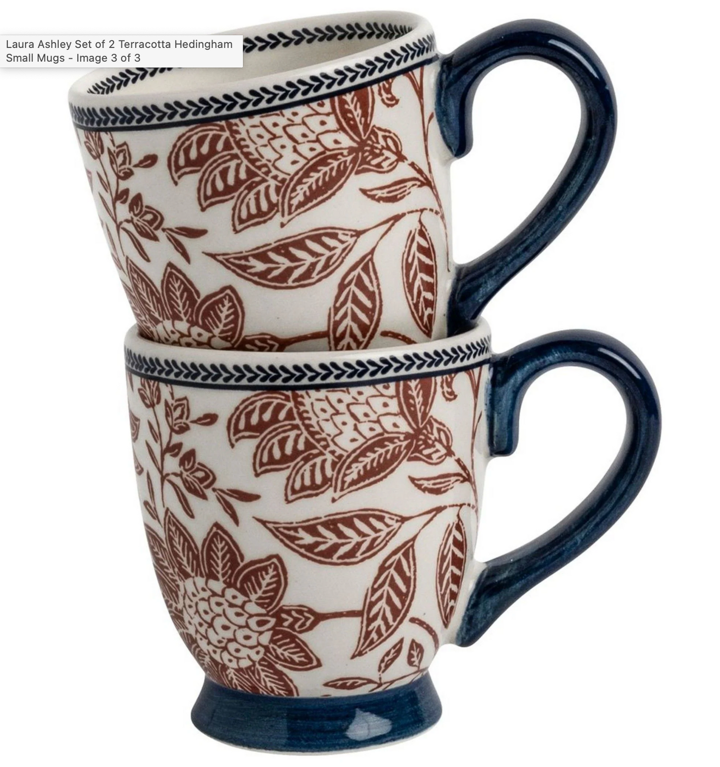 Set 2 tasses Hedingham Terracotta-Laura Ashley