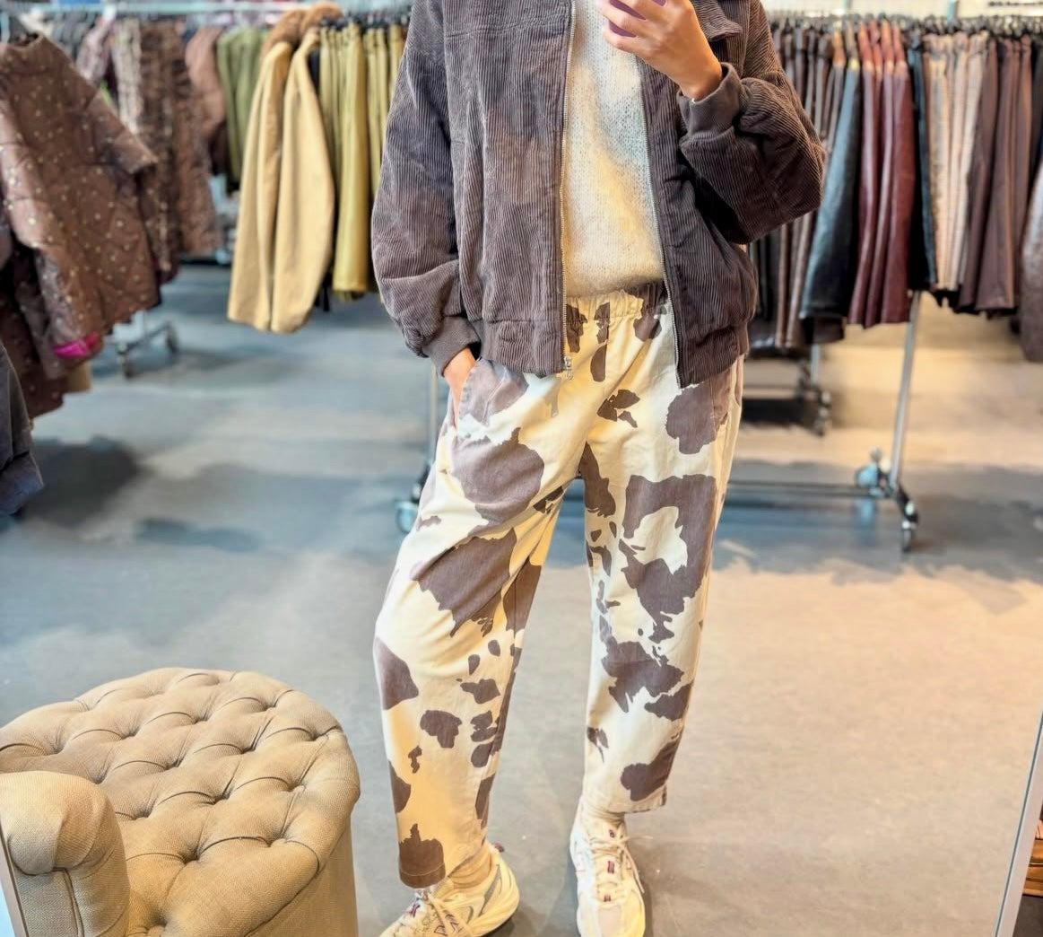 Pantalon Magique toile Cow-Johanna Paris