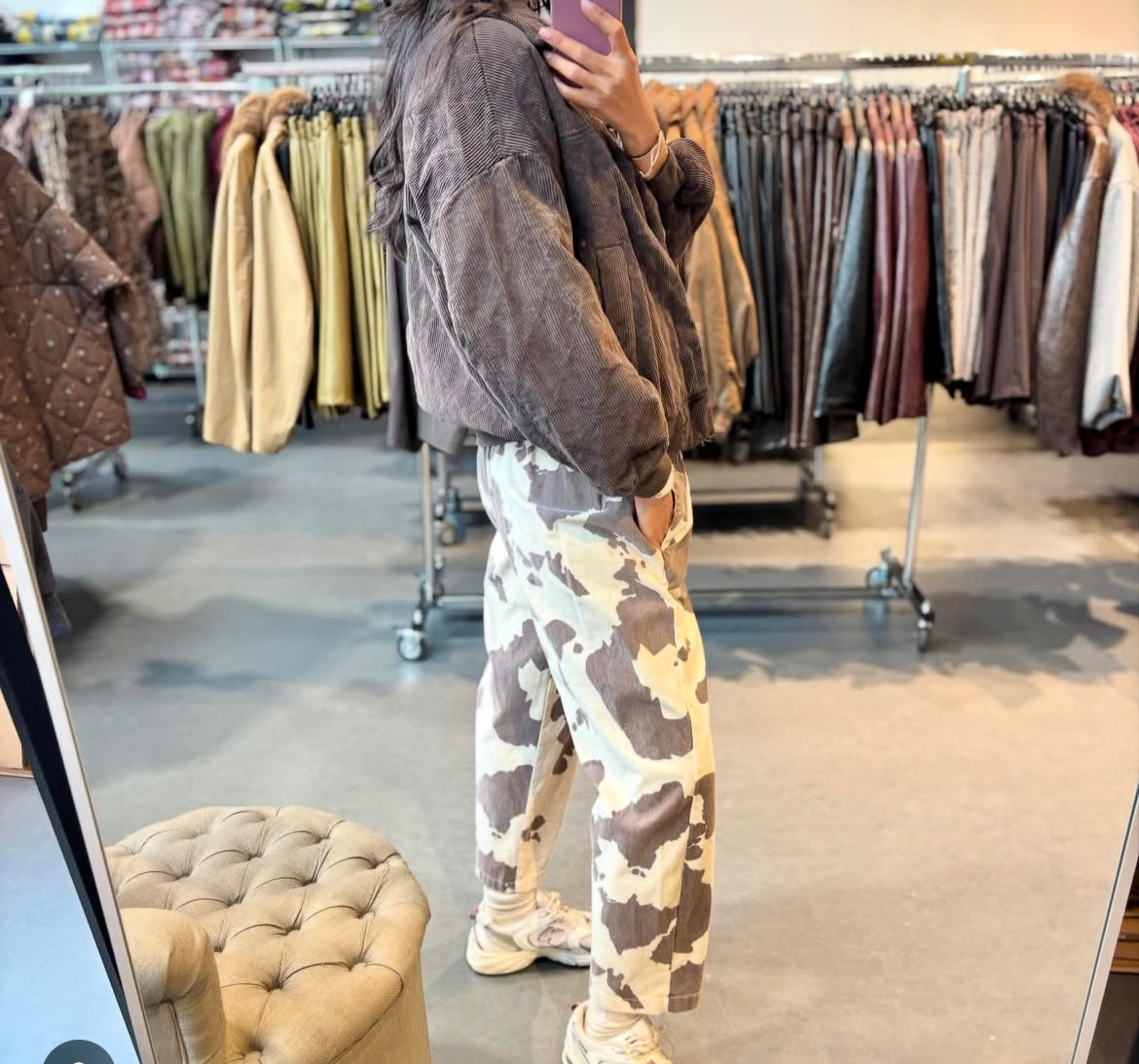 Pantalon Magique toile Cow-Johanna Paris