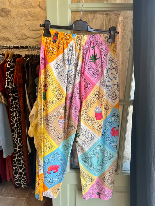 Promo -Pantalon Magique Patchwork Johanna Paris