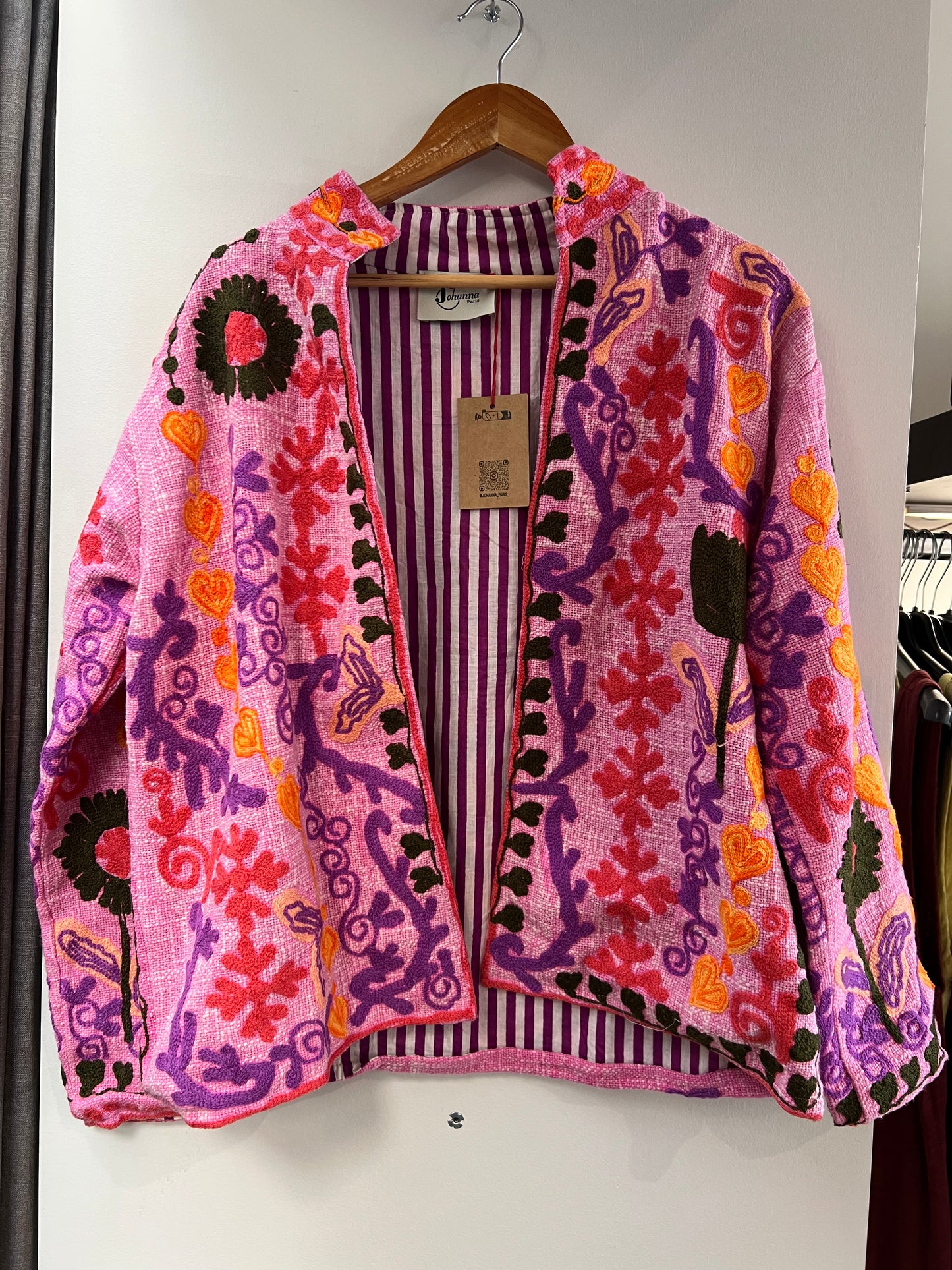 La nouvelle veste India rose-Johanna Paris