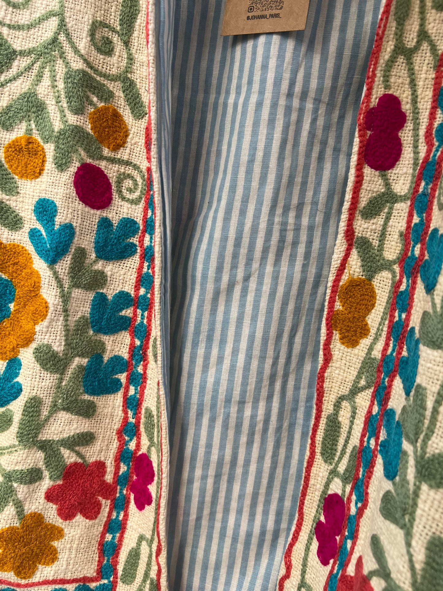 Nouvelle veste India ecru-Johanna Paris