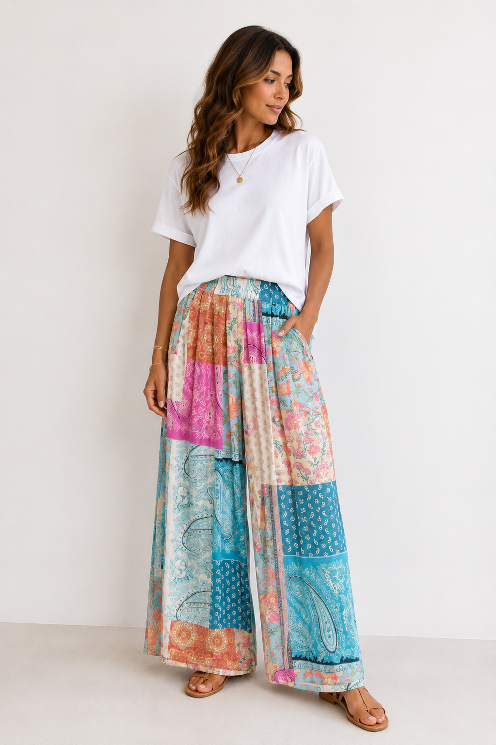 Pantalon Zita bleu