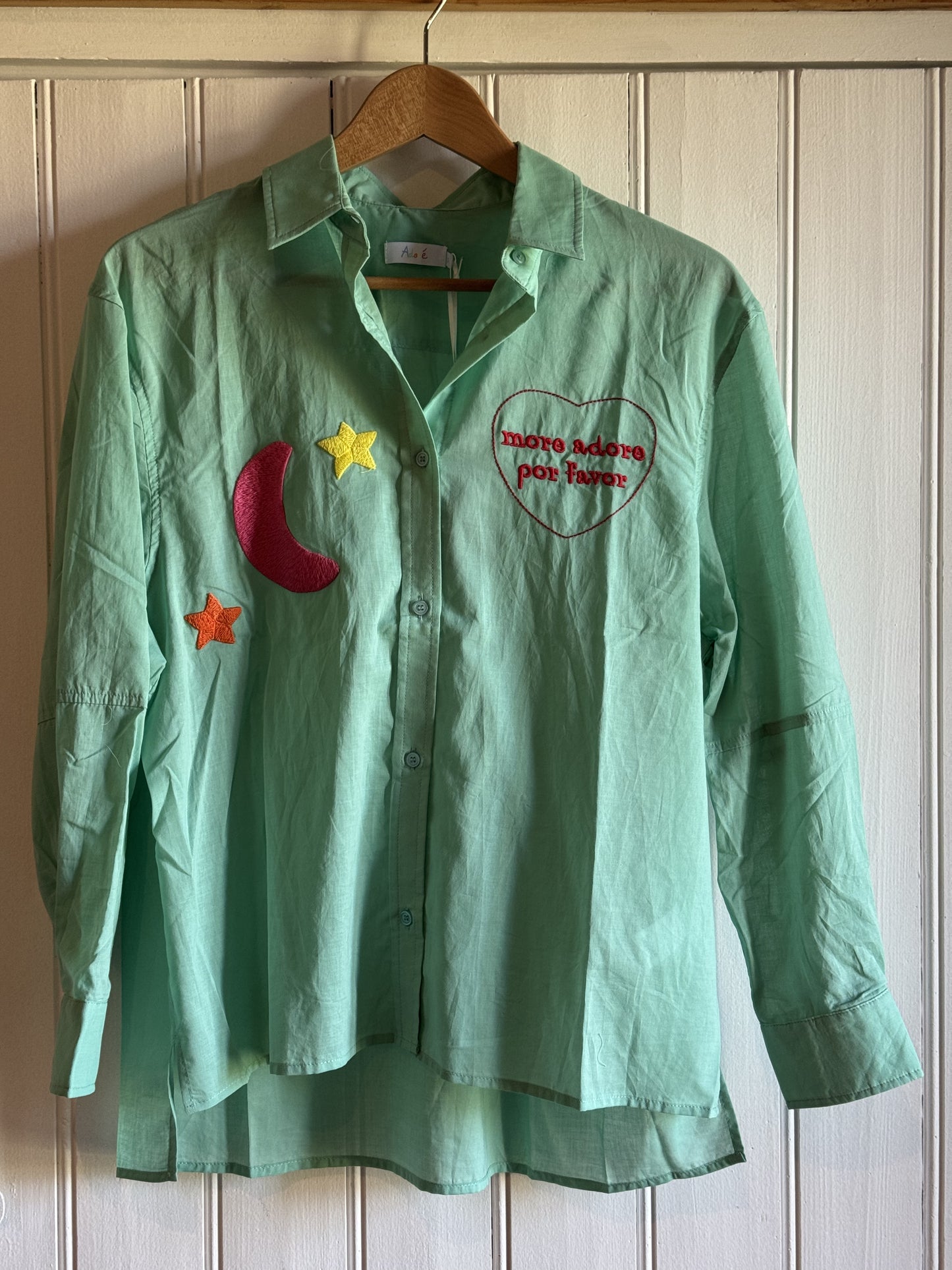 Promo-Chemise Esmeralada menthe-Adoré Paris