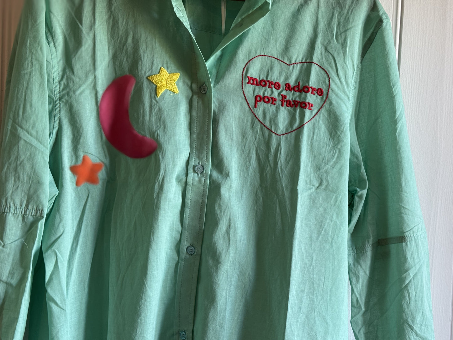 Promo-Chemise Esmeralada menthe-Adoré Paris