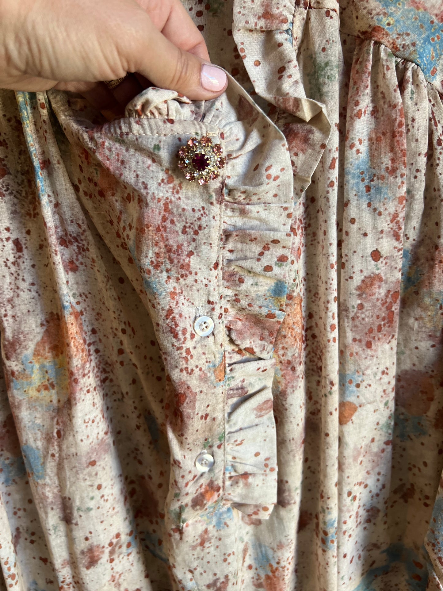 Promo-Chemise Bella multicolore clair-Johanna Paris