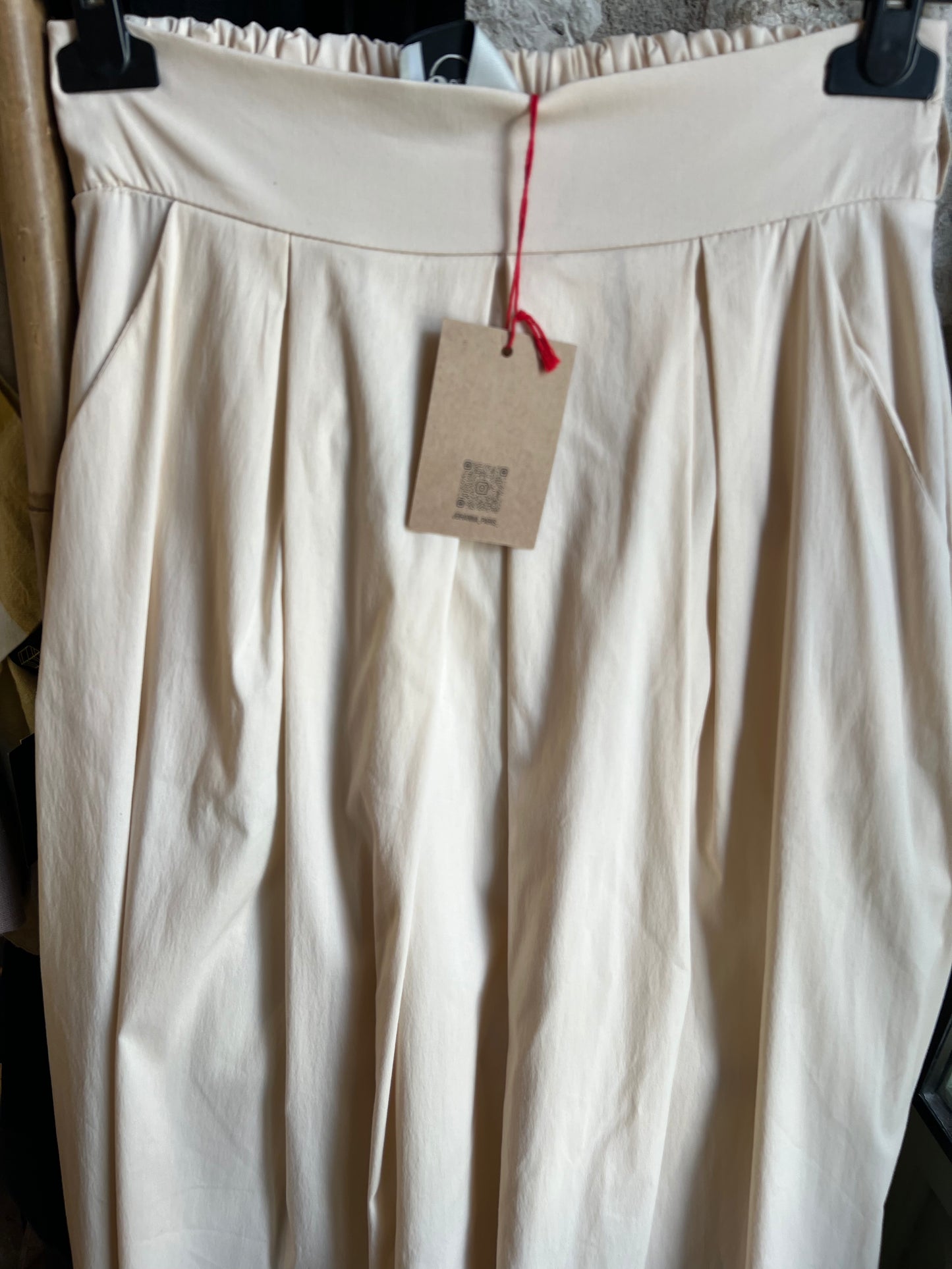 Promo-Jupe longue Diane beige Johanna Paris