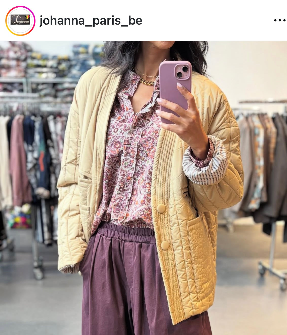 Veste matelassée Marie-Johanna Paris