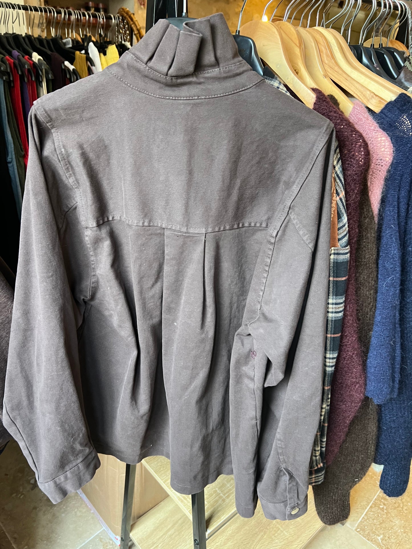 Blouse Elisa-Johanna Paris-coloris choco