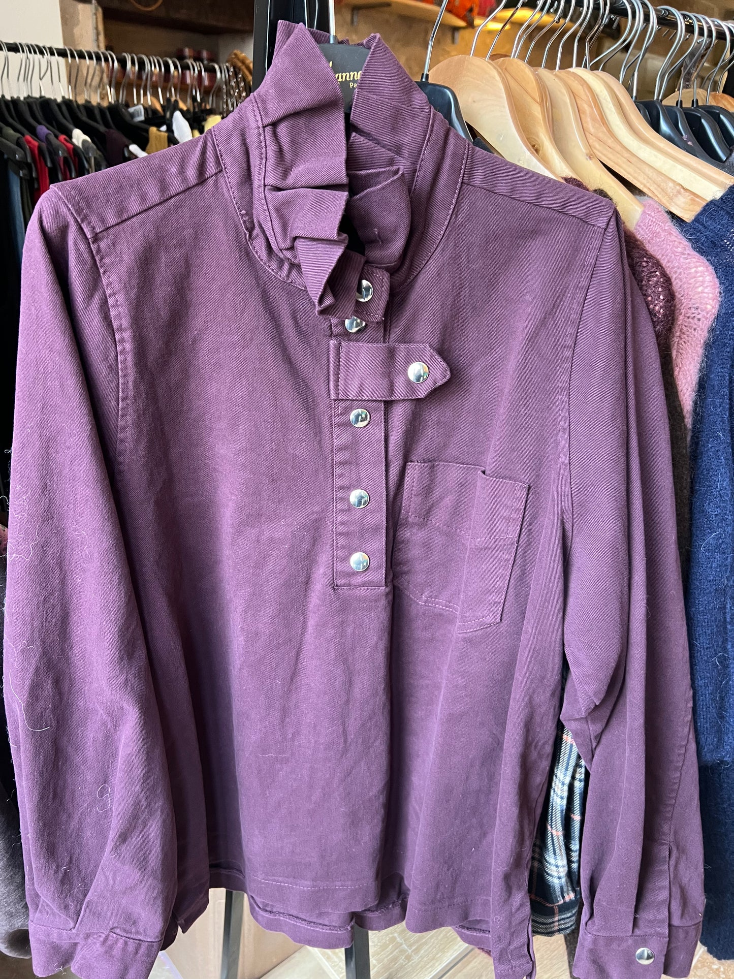 Blouse Elisa -Johanna paris-coloris prune