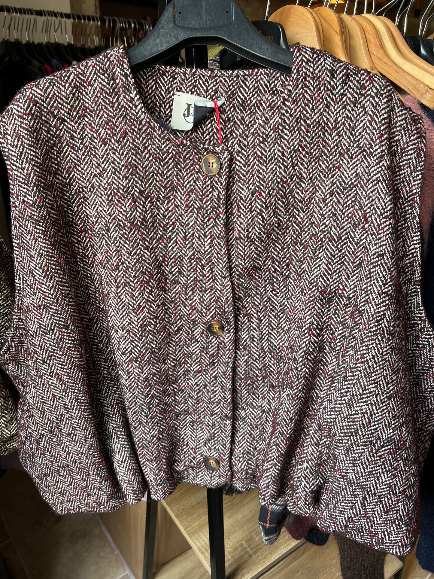 Gilet ss manche chiné-Johanna paris