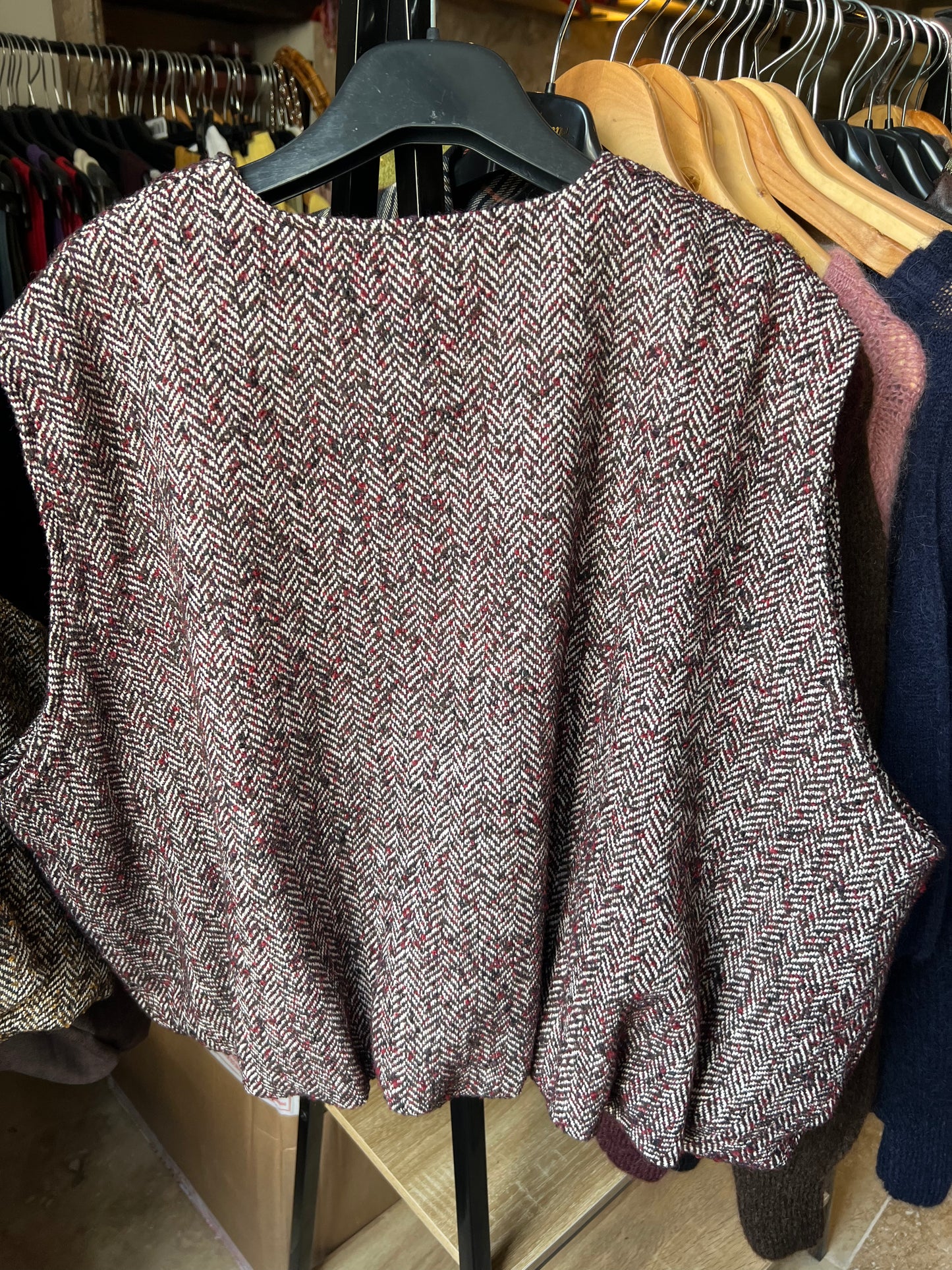 Gilet ss manche chiné-Johanna paris