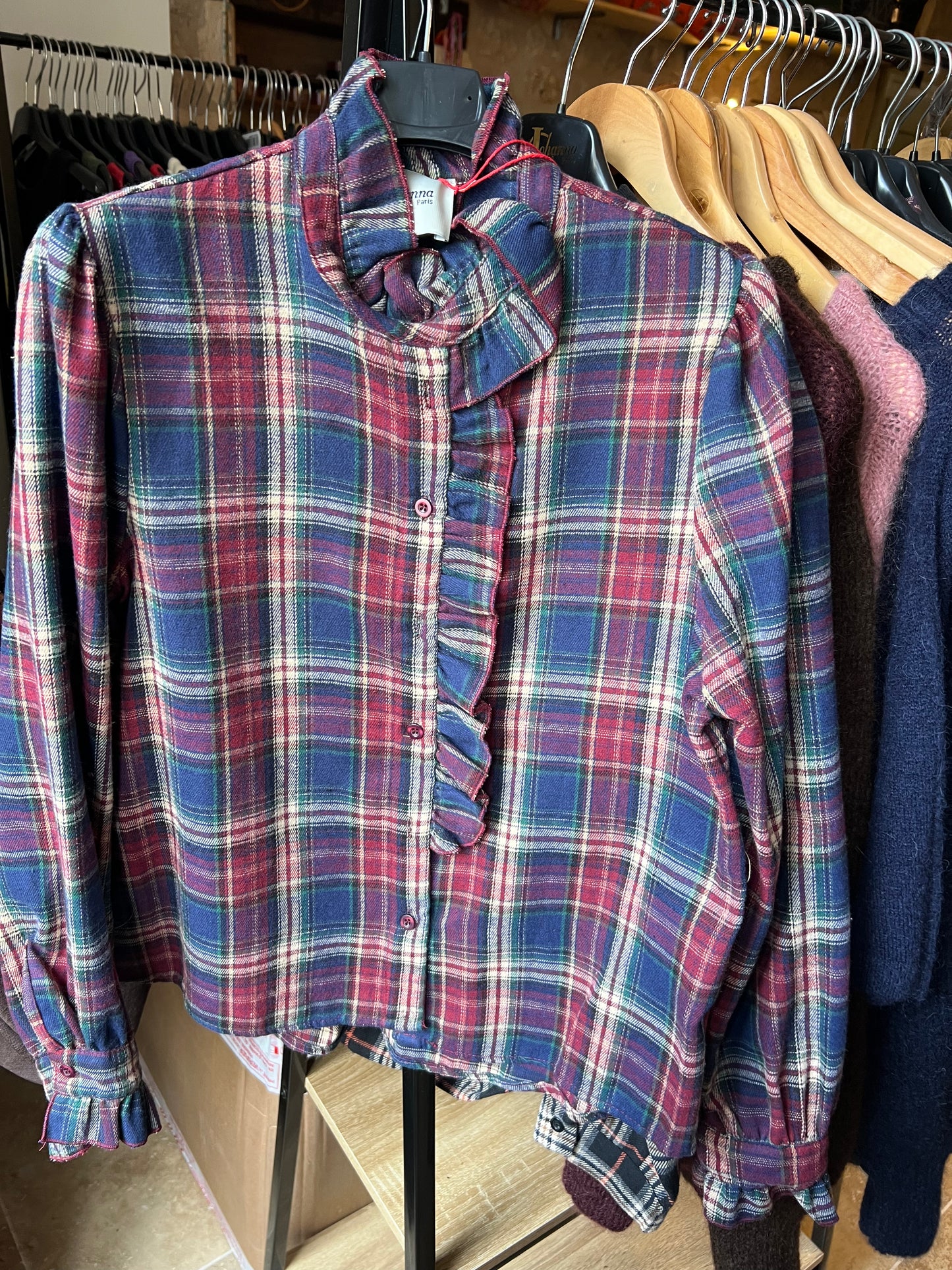 Chemise Scotland carreaux-Johanna Paris