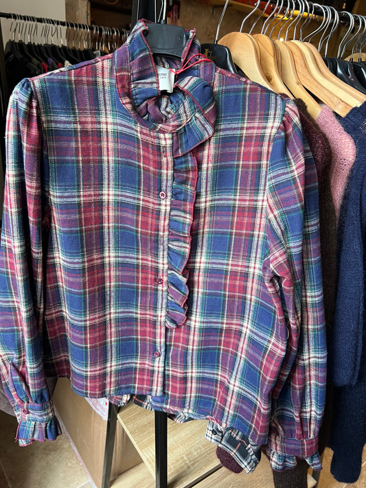 Chemise Scotland carreaux-Johanna Paris