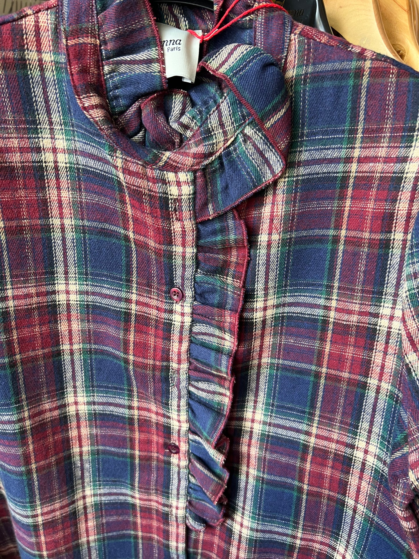 Chemise Scotland carreaux-Johanna Paris