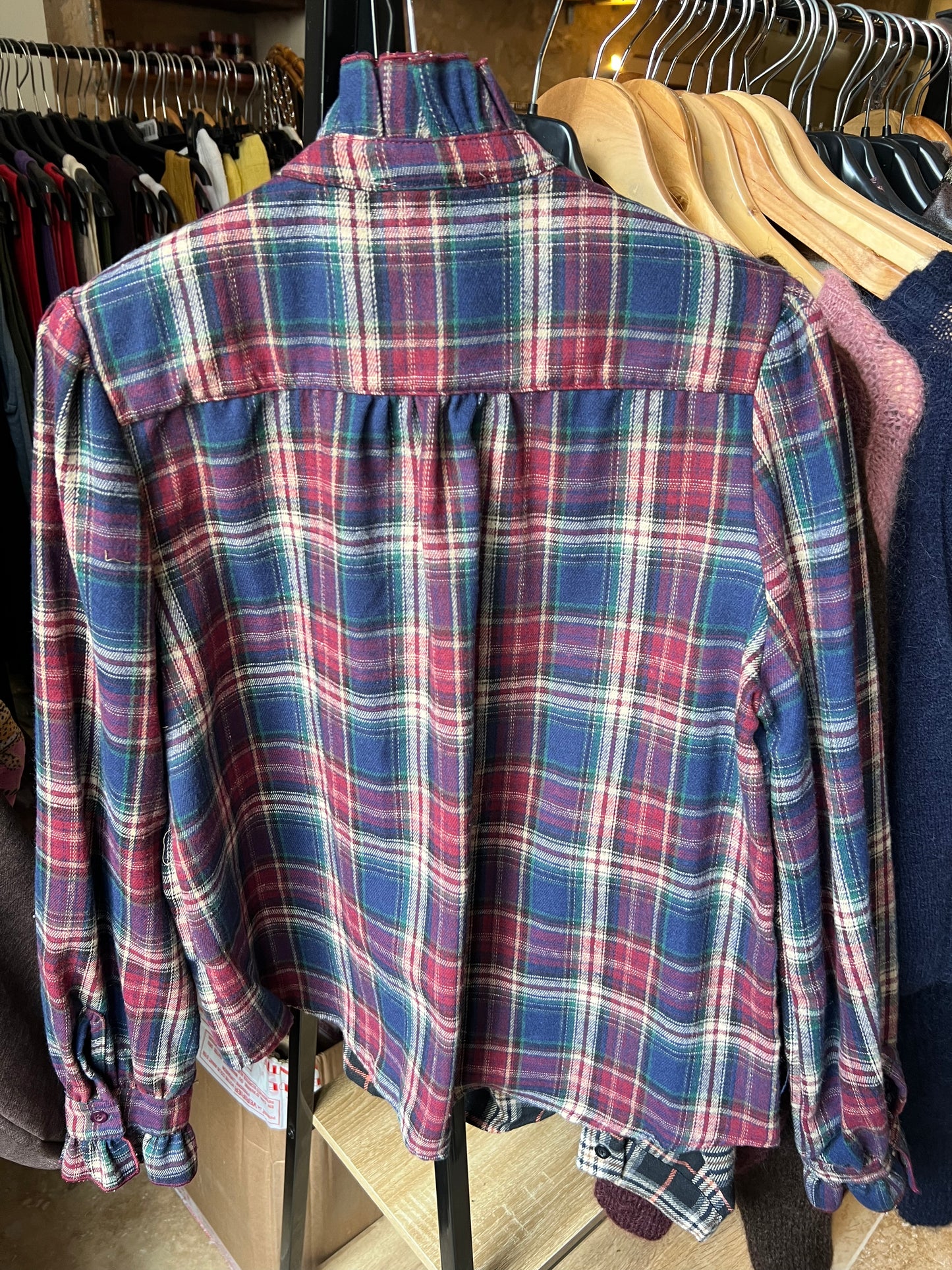 Chemise Scotland carreaux-Johanna Paris