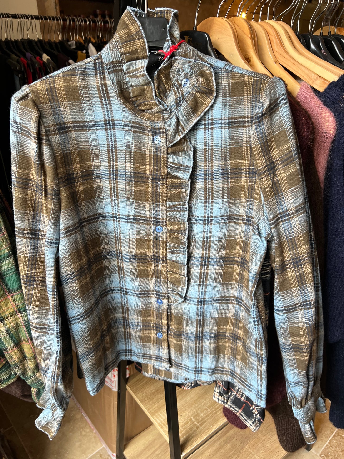 Chemise Scotland carreaux-Johanna Paris