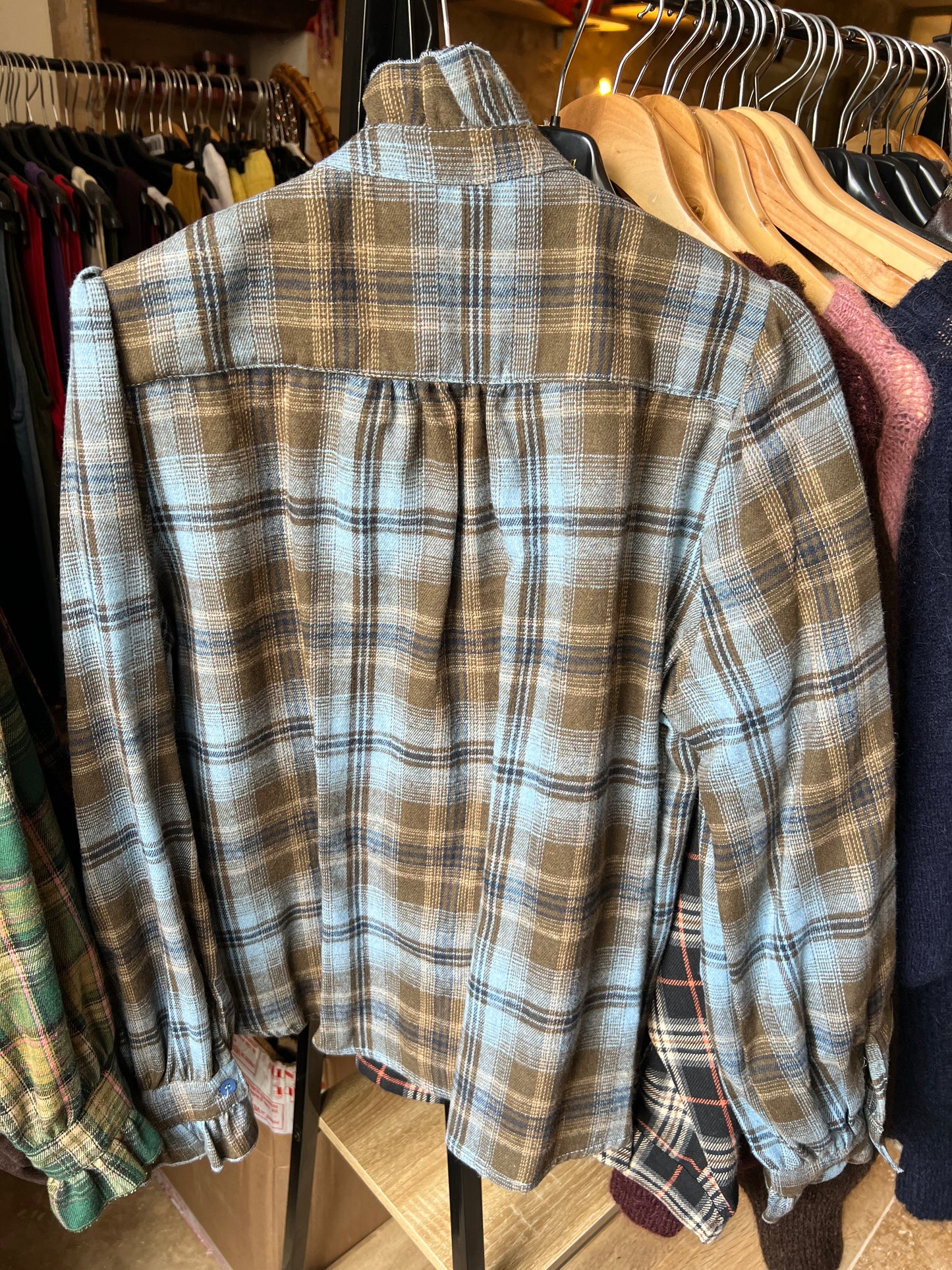 Chemise Scotland carreaux-Johanna Paris