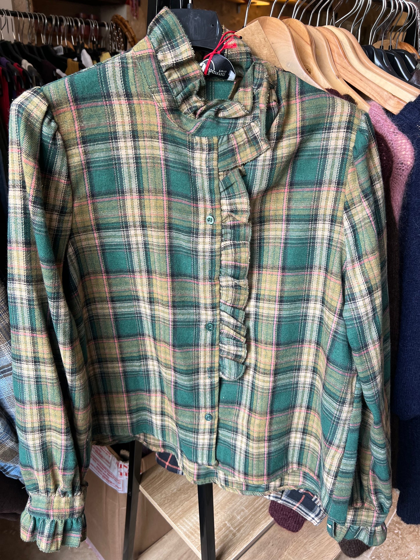 Chemise Scotland carreaux-Johanna Paris