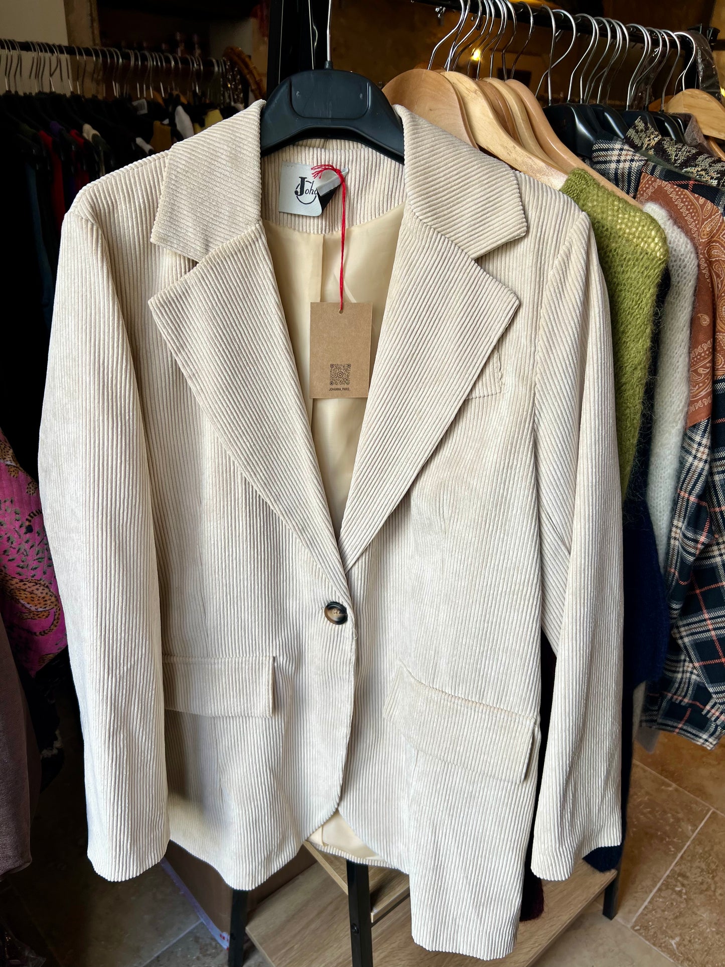 Blazer en velours côtelé -Johanna Paris