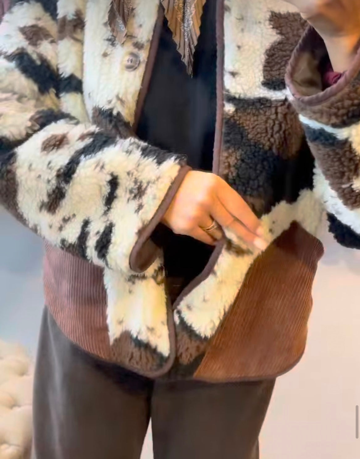 Veste Cow-Johanna Paris