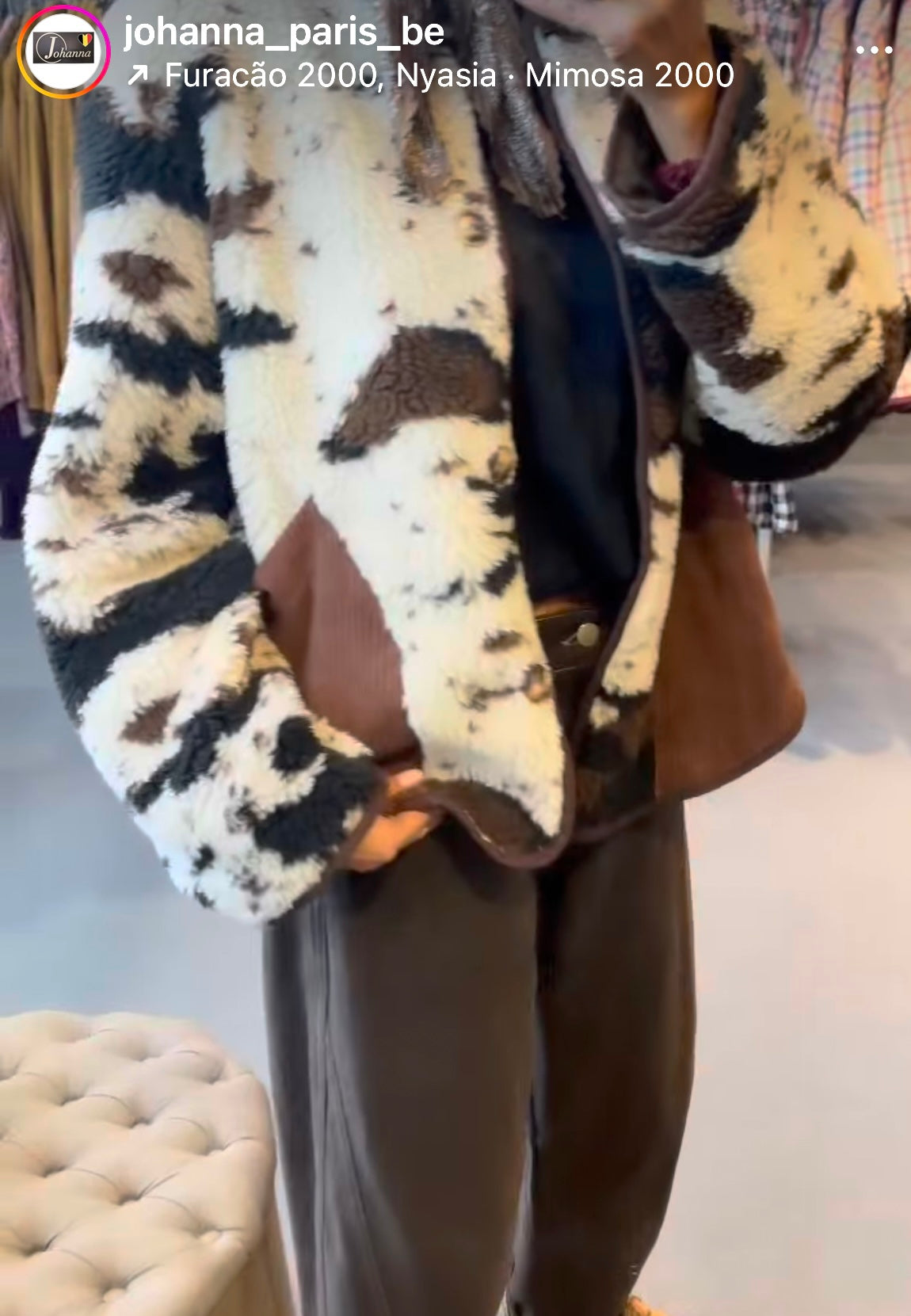 Veste Cow-Johanna Paris