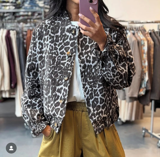 Blouson Leo  noir Johanna Paris