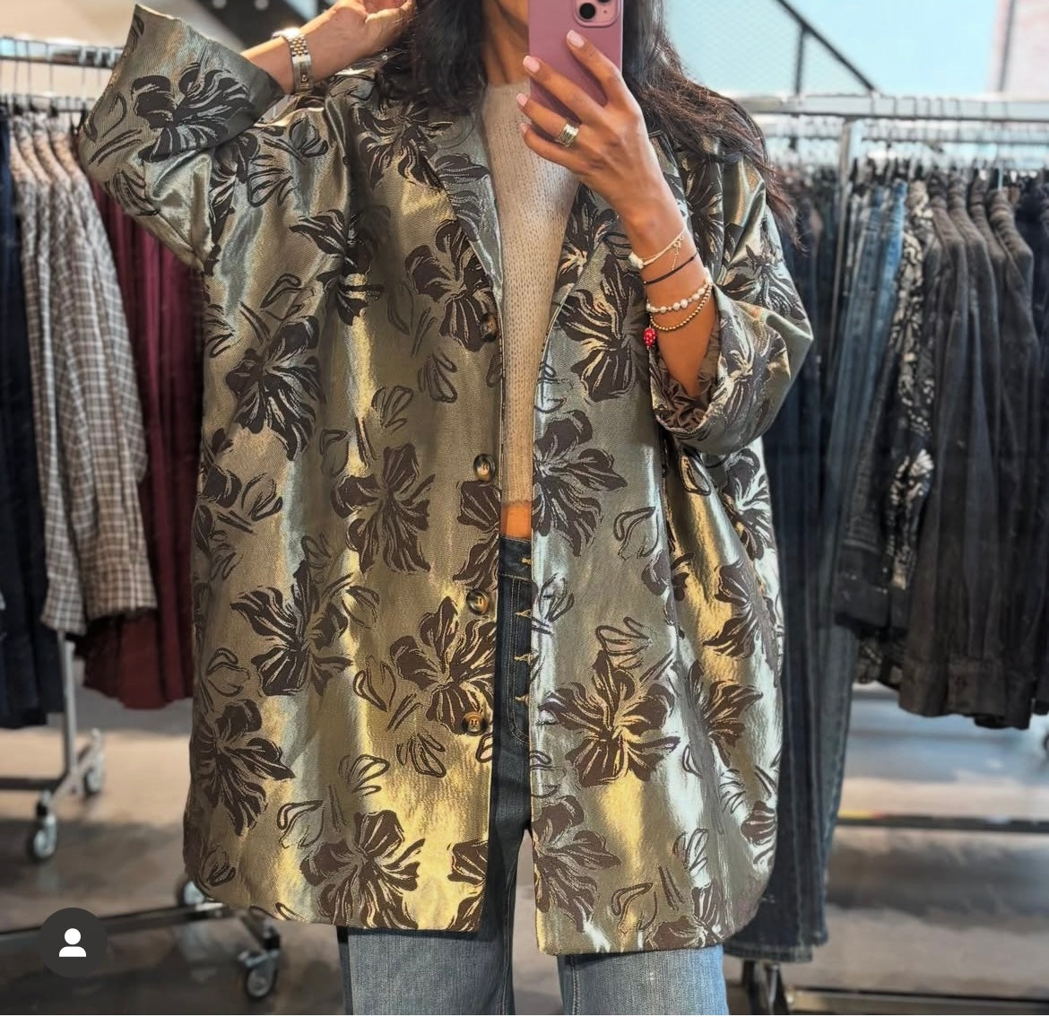 Veste doré Diana-Johanna Paris