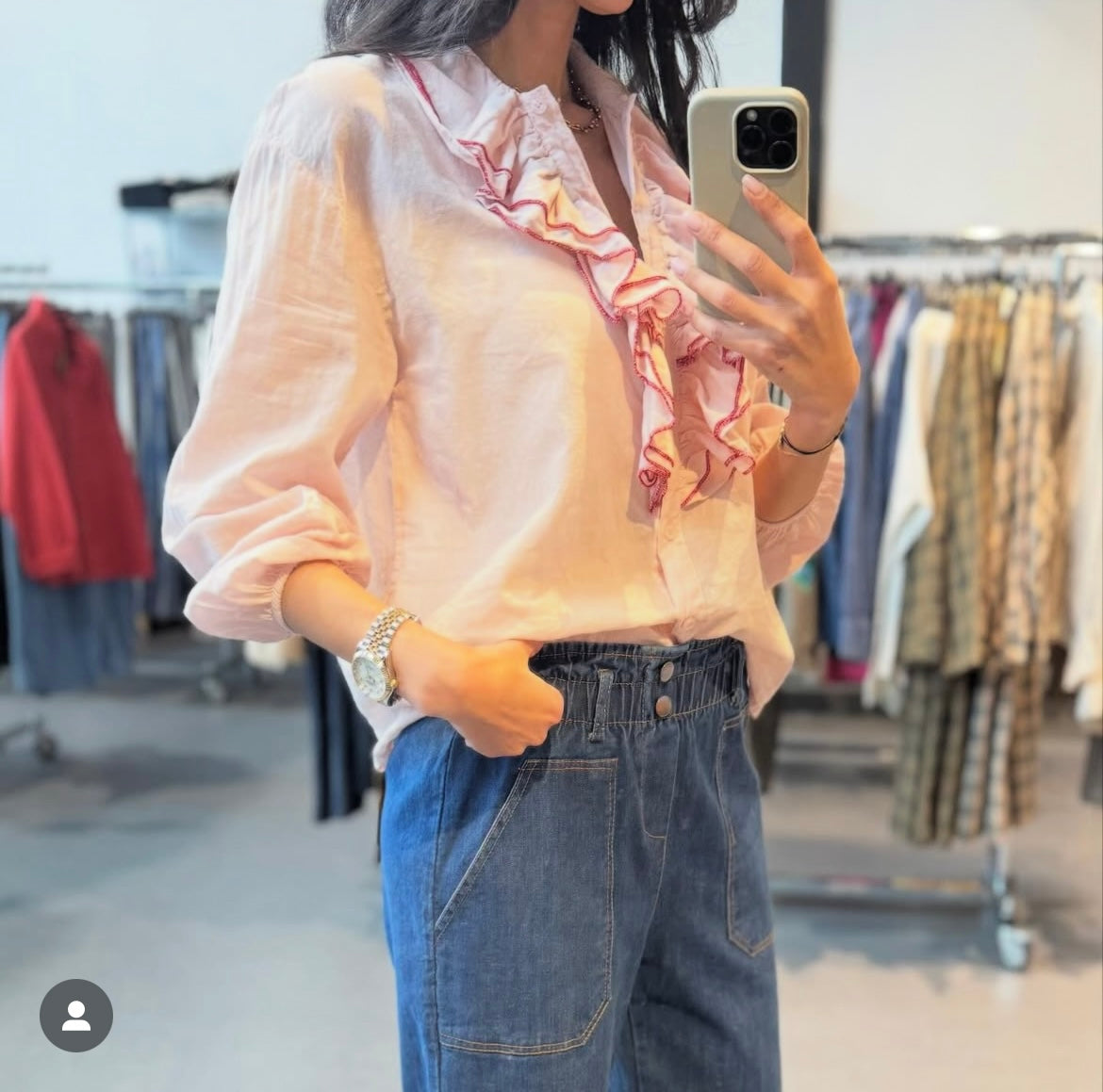 Chemise à jabot Emma-Johanna Paris