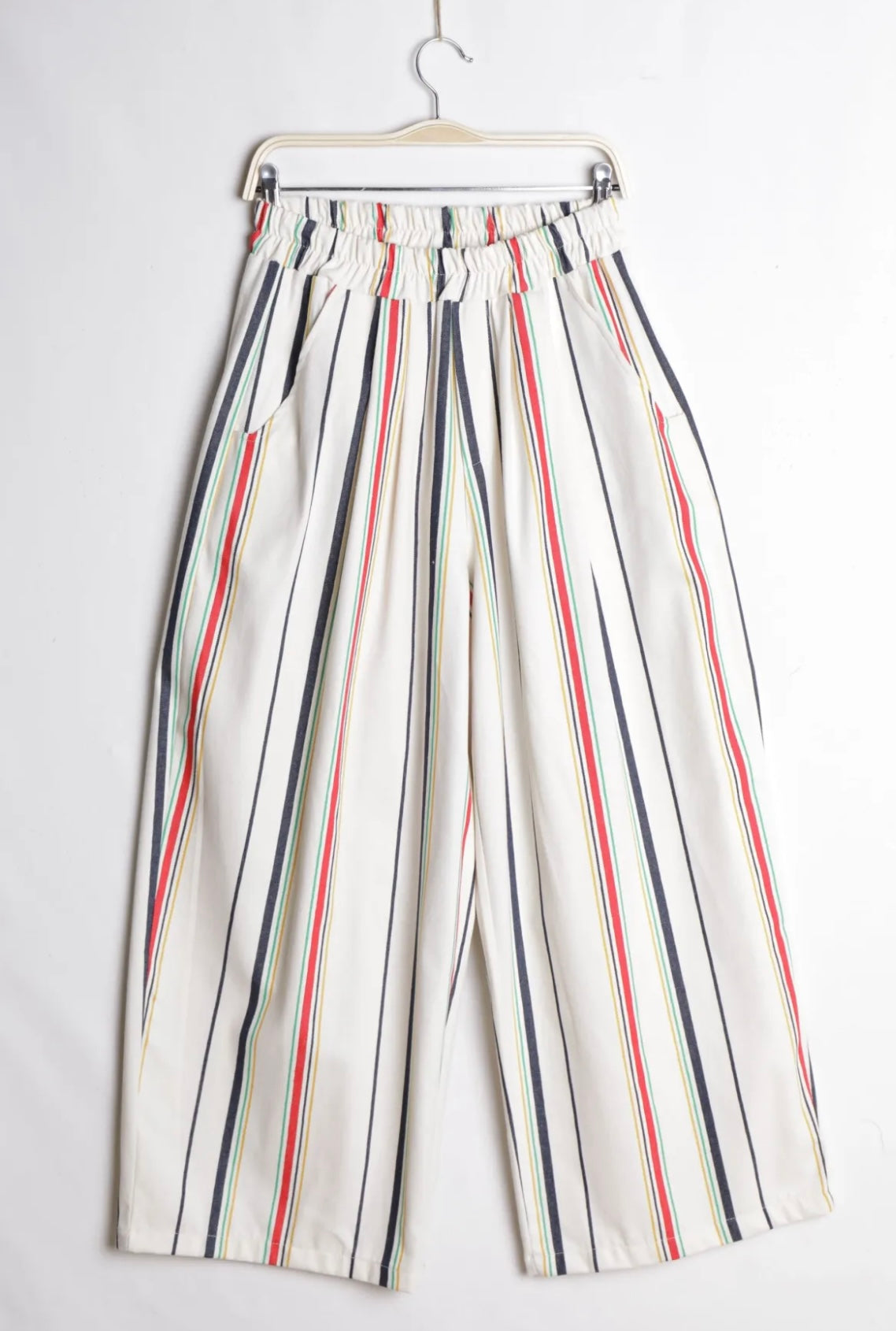 Pantalon large Capri blanc