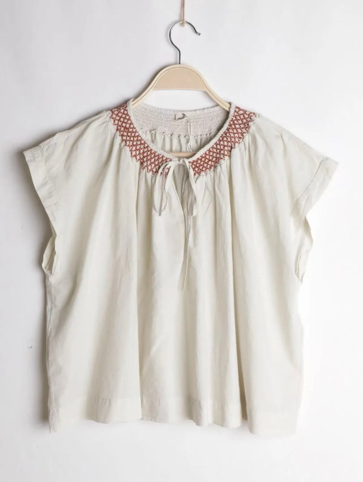 Blouse Lilou-100% coton écru