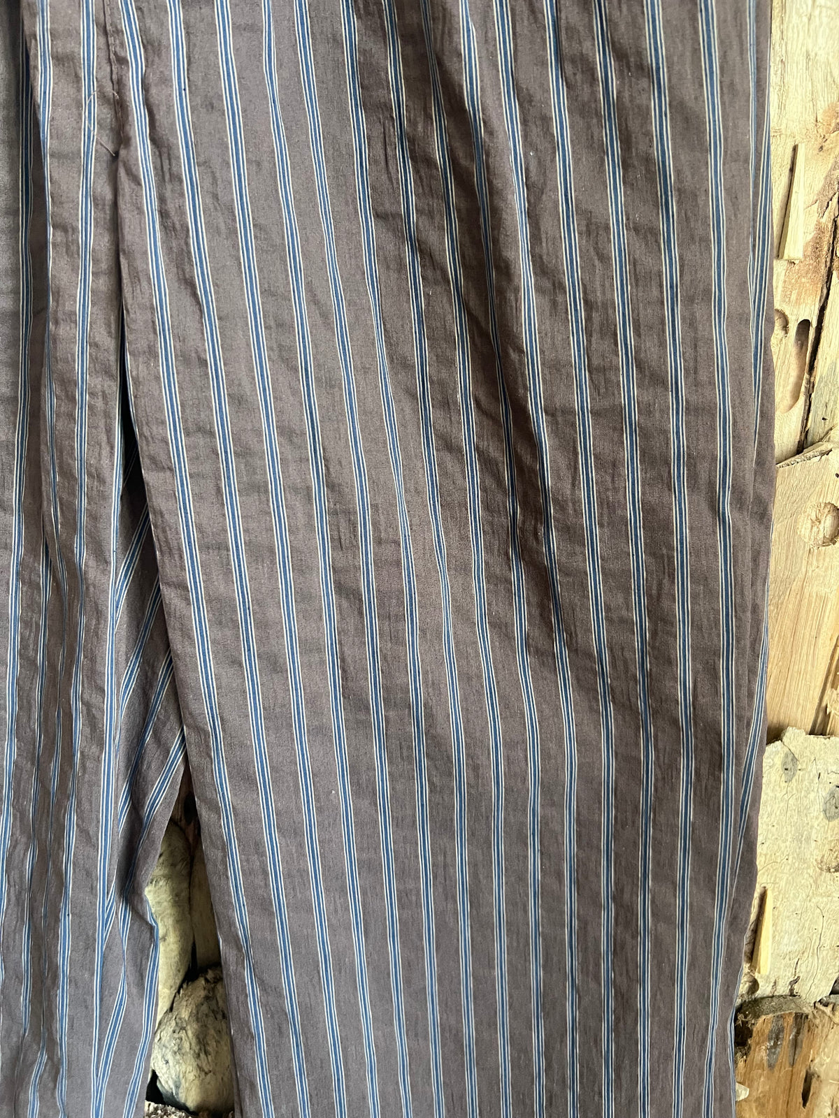 Pantalon Louis rayé choco-Trendy FAUBOURG